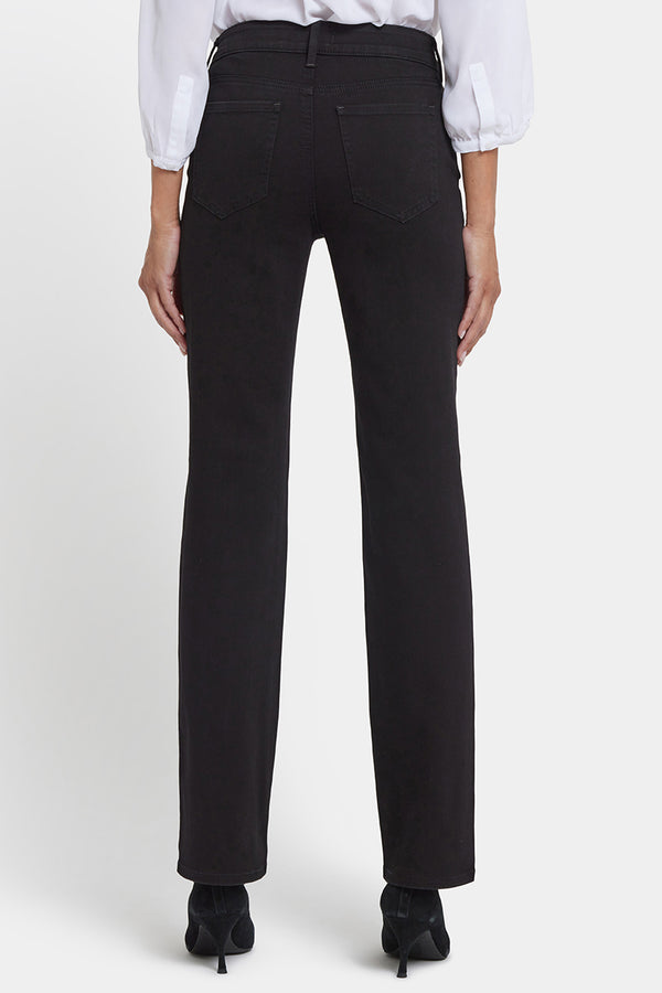 Marilyn Straight Jeans in Sure Stretch® Denim | Black Rinse | Denim | NYDJ