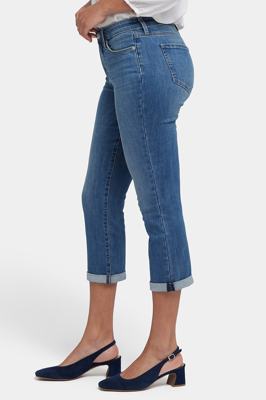Chloe Skinny Capri Jeans In Cool Embrace® Denim | Costa Brava | Pants | NYDJ