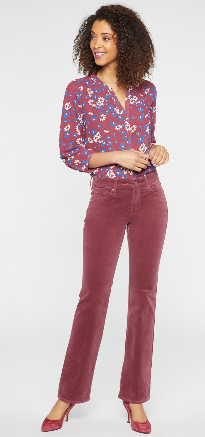 Marilyn Straight Corduroy Trouser | Husk | Pants | NYDJ