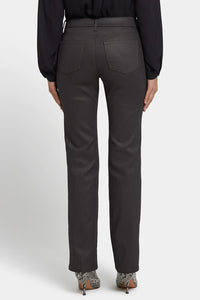 Coated Marilyn Straight Jeans | Vintage Barnwood Coated | Pants | NYDJ