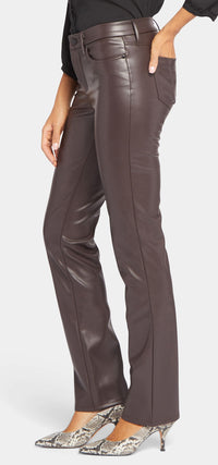 Marilyn Straight | Cordovan Coated | Pants | NYDJ