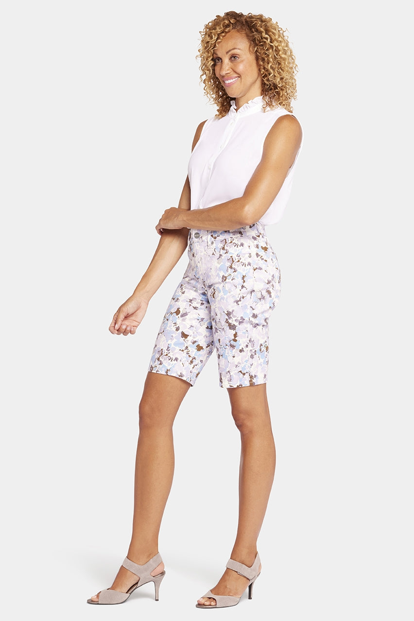 Briella Short Floral Print Premium Denim | Becca Bouquet | Shorts | NYDJ