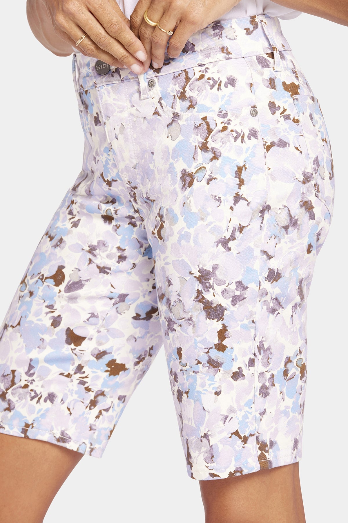 Briella Short Floral Print Premium Denim | Becca Bouquet | Shorts | NYDJ