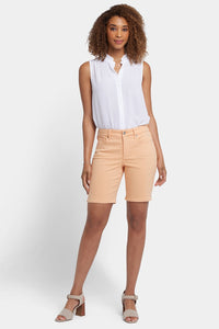Ella Denim Short | Apricot Nectar | Shorts | NYDJ