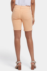 Ella Denim Short | Apricot Nectar | Shorts | NYDJ