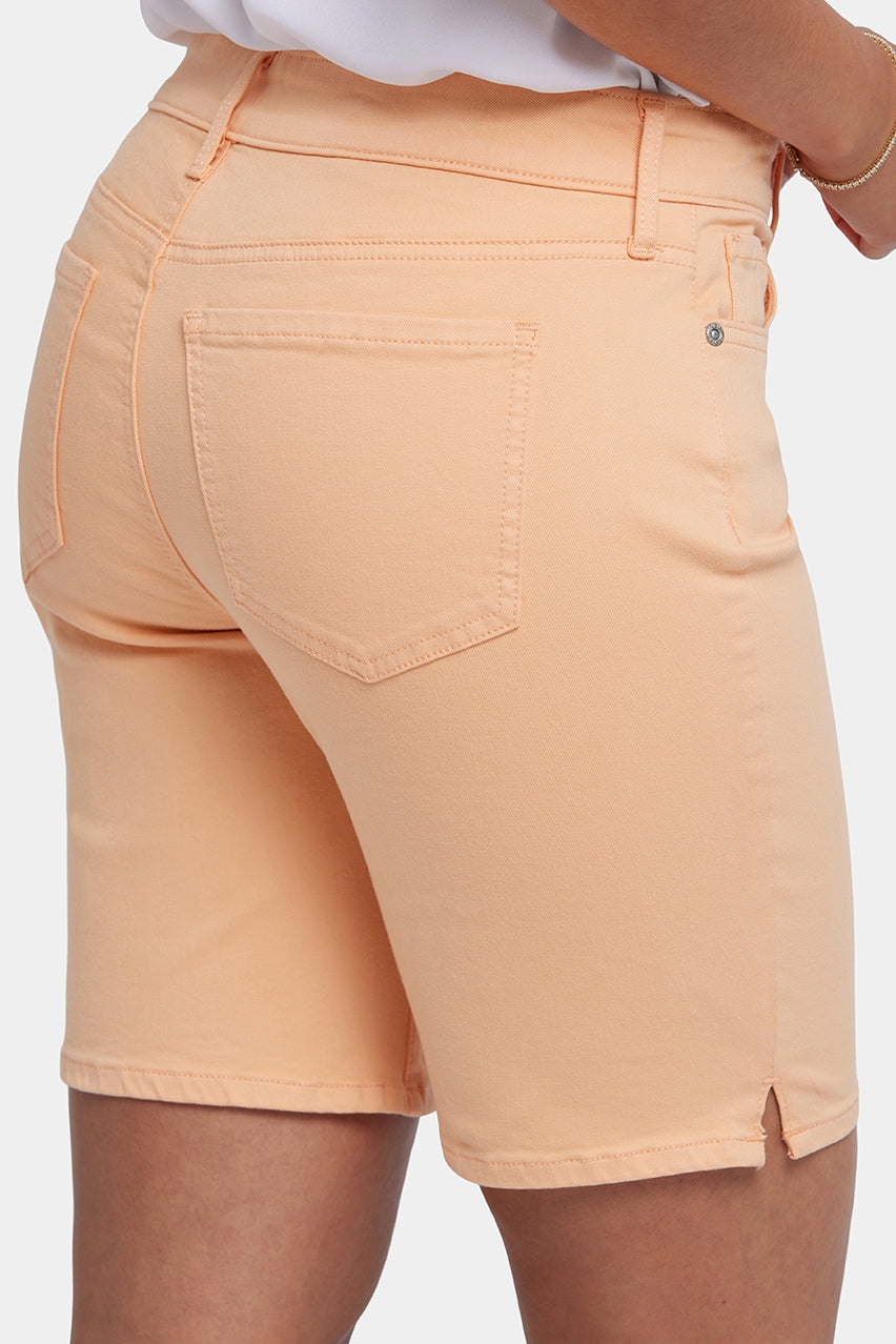 Ella Denim Short | Apricot Nectar | Shorts | NYDJ