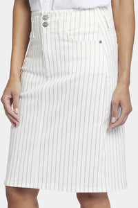 High Waist Skirt | Beach Cruise Stripe | Skirt | NYDJ