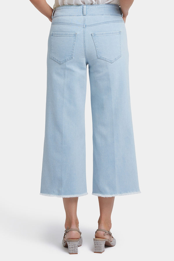 Brigitte Wide Leg Capri Jeans | Clear Water | Pants | NYDJ