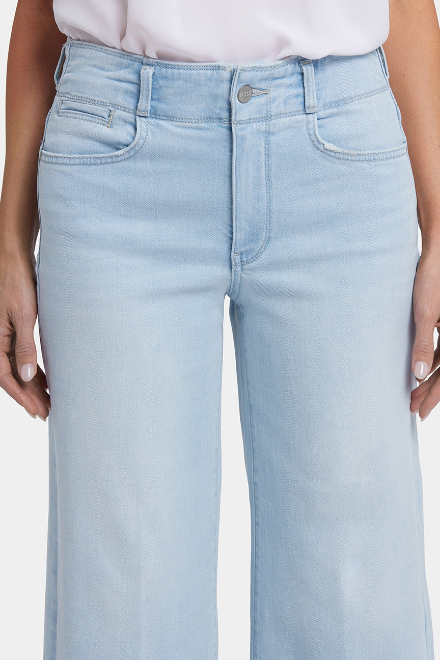 Brigitte Wide Leg Capri Jeans | Clear Water | Pants | NYDJ