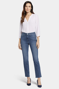 High Rise Sheri Slim Medium Blue Premium Denim | Landslide | Pants | NYDJ