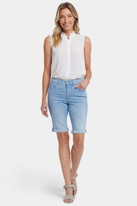 Briella 11 Inch Denim Shorts With Roll Cuffs | Canary Beach | Shorts | NYDJ