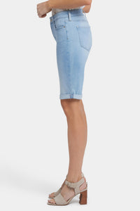 Briella 11 Inch Denim Shorts With Roll Cuffs | Canary Beach | Shorts | NYDJ