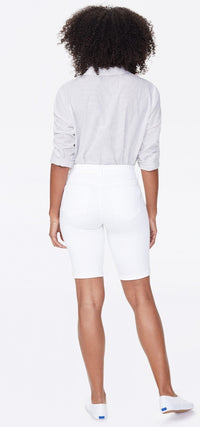 Briella Short White Premium Denim | Optic White | Shorts | NYDJ