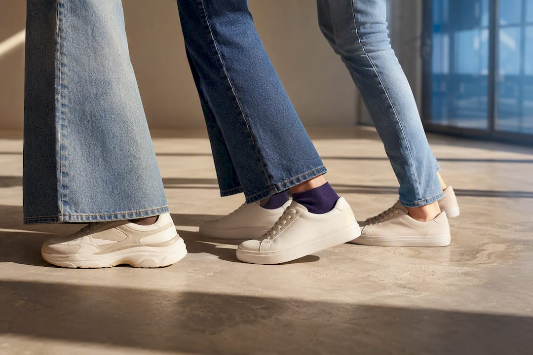 Sneaker zu Jeans kombinieren: Die Regel für jeden Schnitt - NYDJ