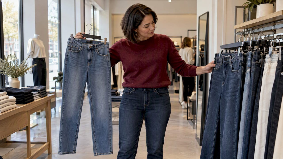 Tapered vs straight jeans: welke pasvorm past bij jou? - NYDJ