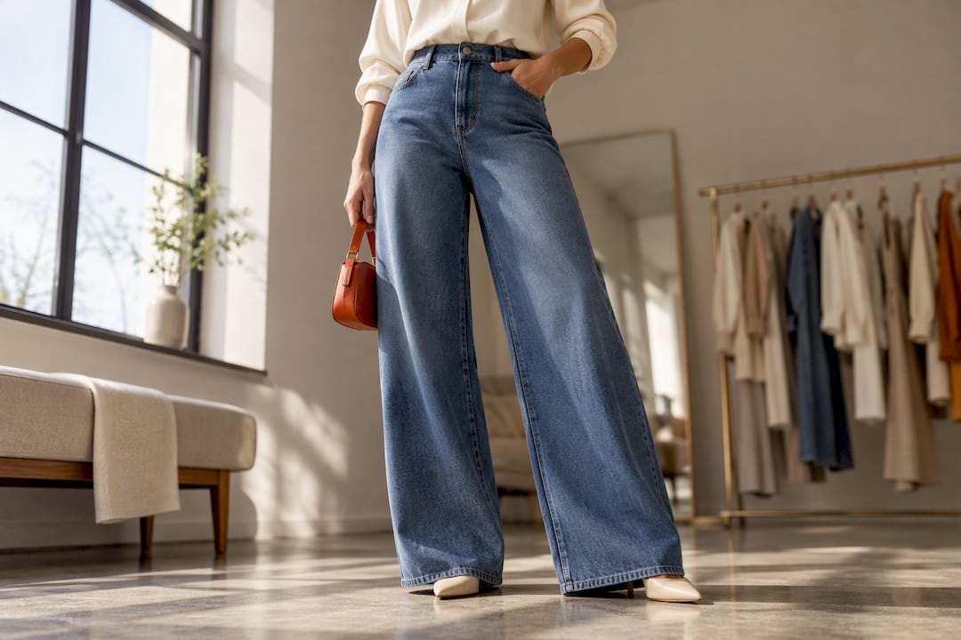 Wide leg jeans outfits: zo krijg je een flatterend silhouet - NYDJ