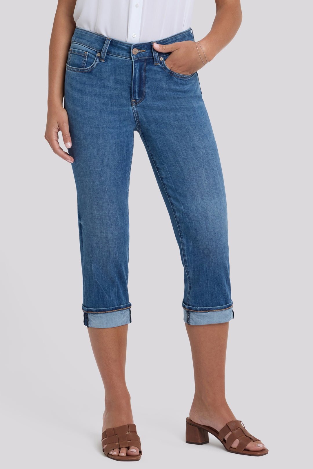 Marilyn Straight Crop Jeans In Cool Embrace® Denim | Wild River | Pants | NYDJ