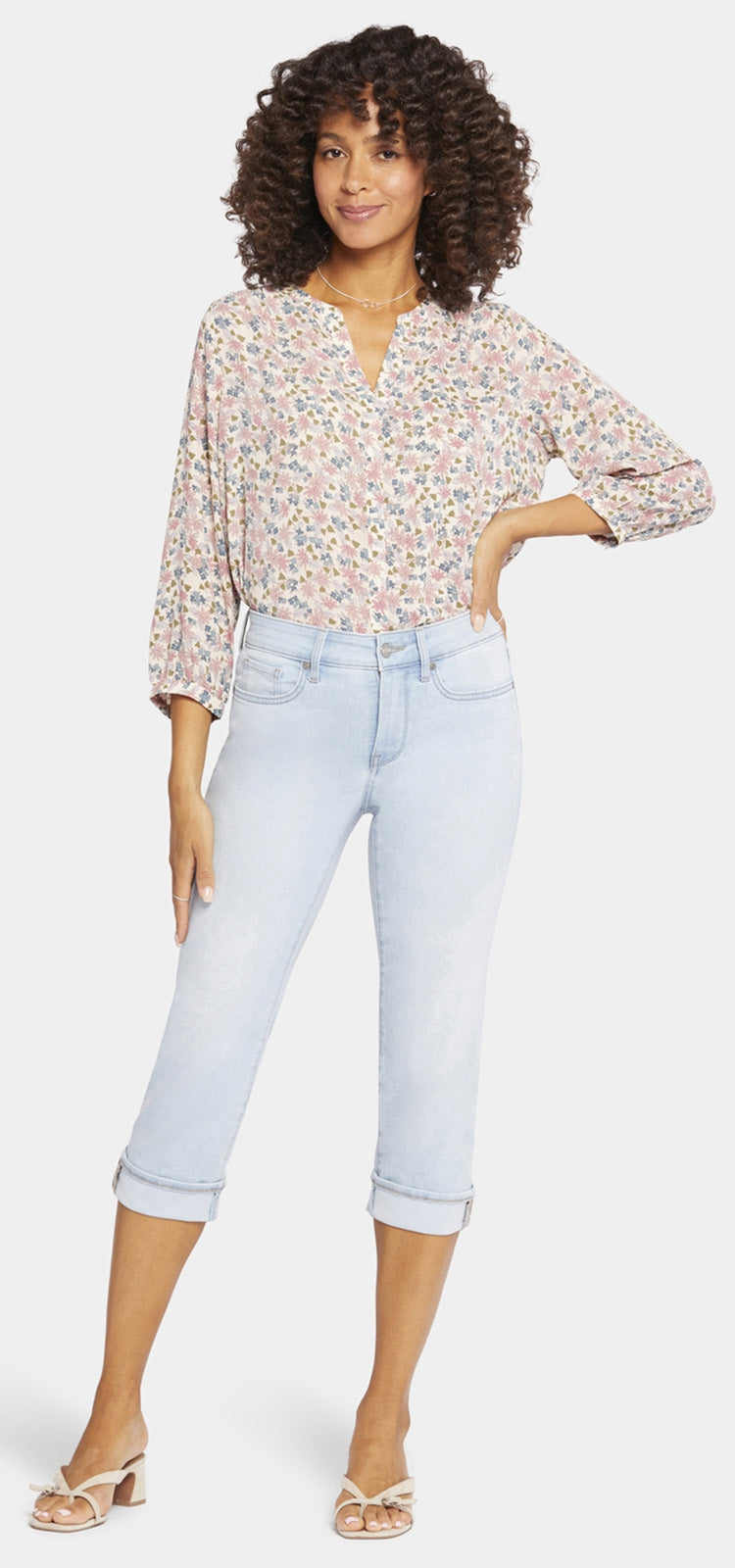 Marilyn Crop Cuff Jeans Cool Embrace® Denim | Brightside | Pants | NYDJ