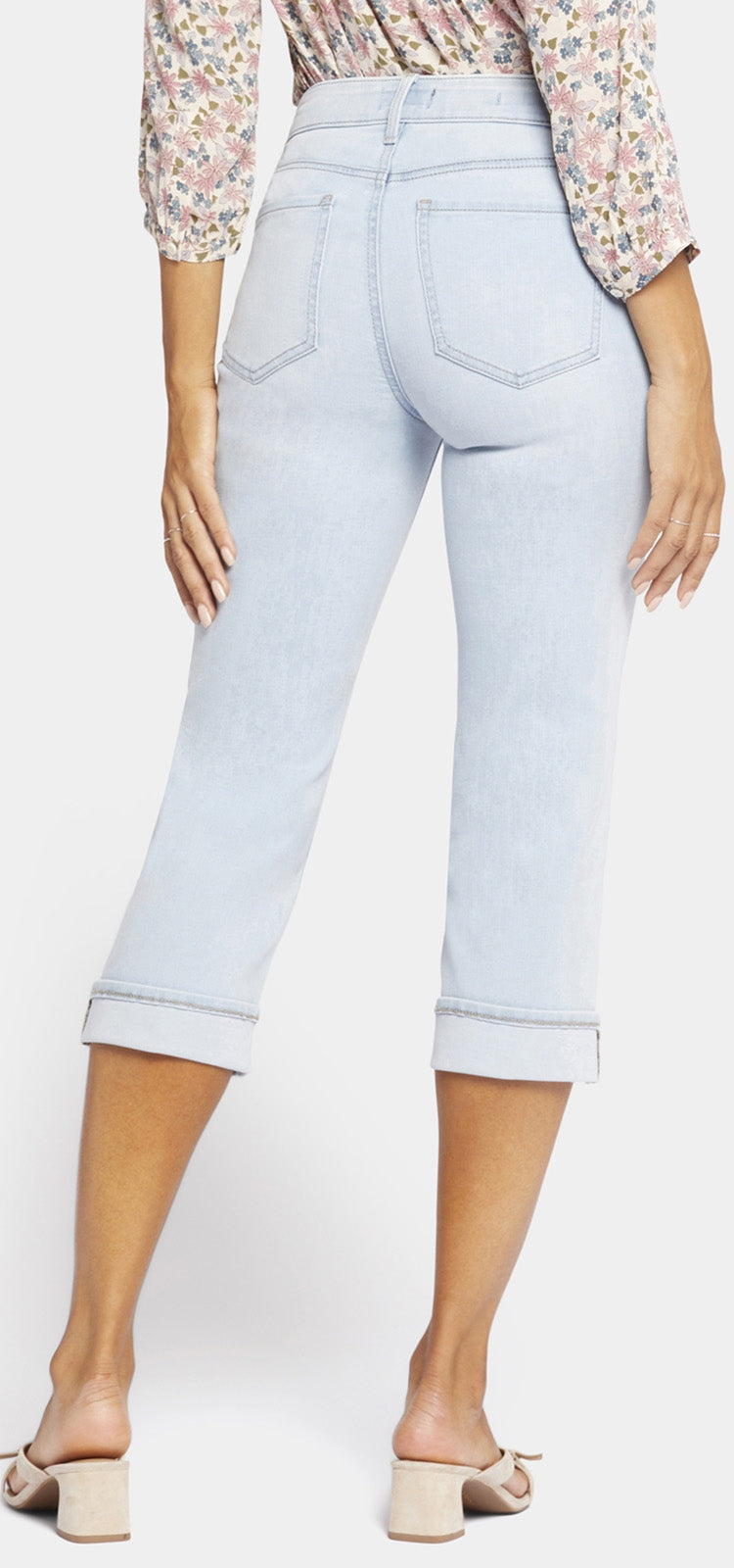 Marilyn Crop Cuff Jeans Light Blue Cool Embrace® Denim | Brightside | Pants | NYDJ