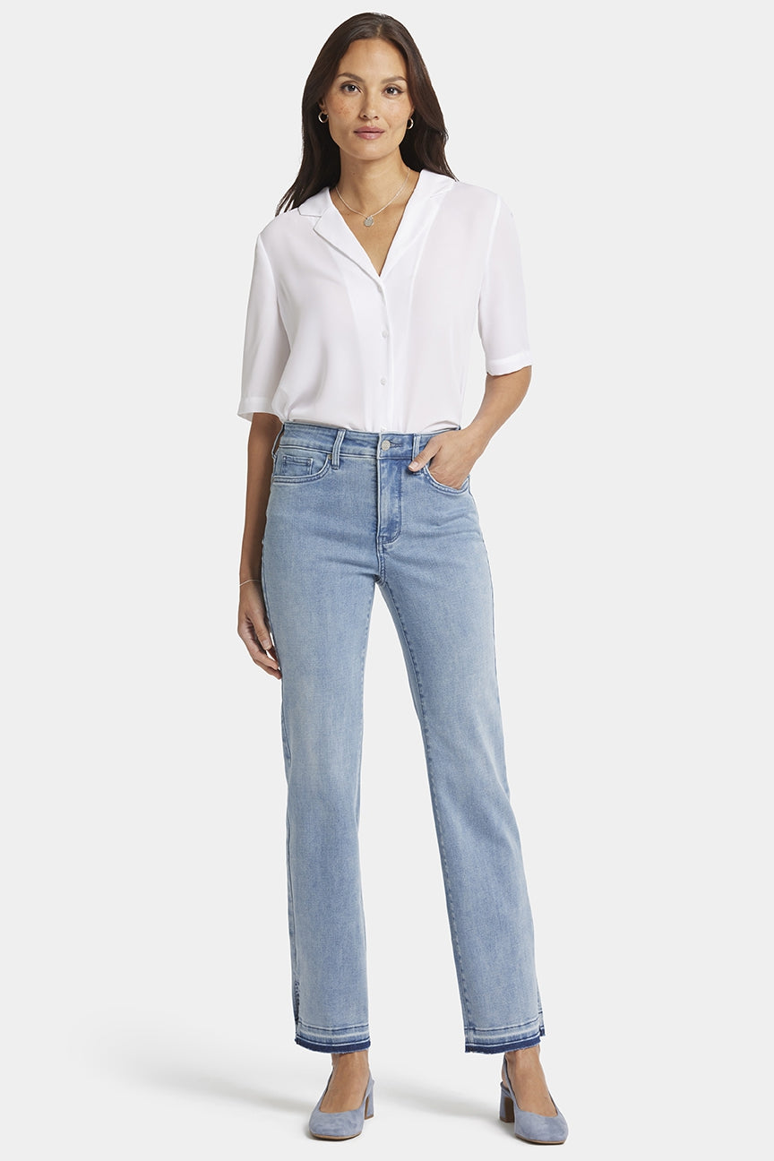 Marilyn Straight Jeans Light Blue Premium Denim | Big Skies | Denim | NYDJ