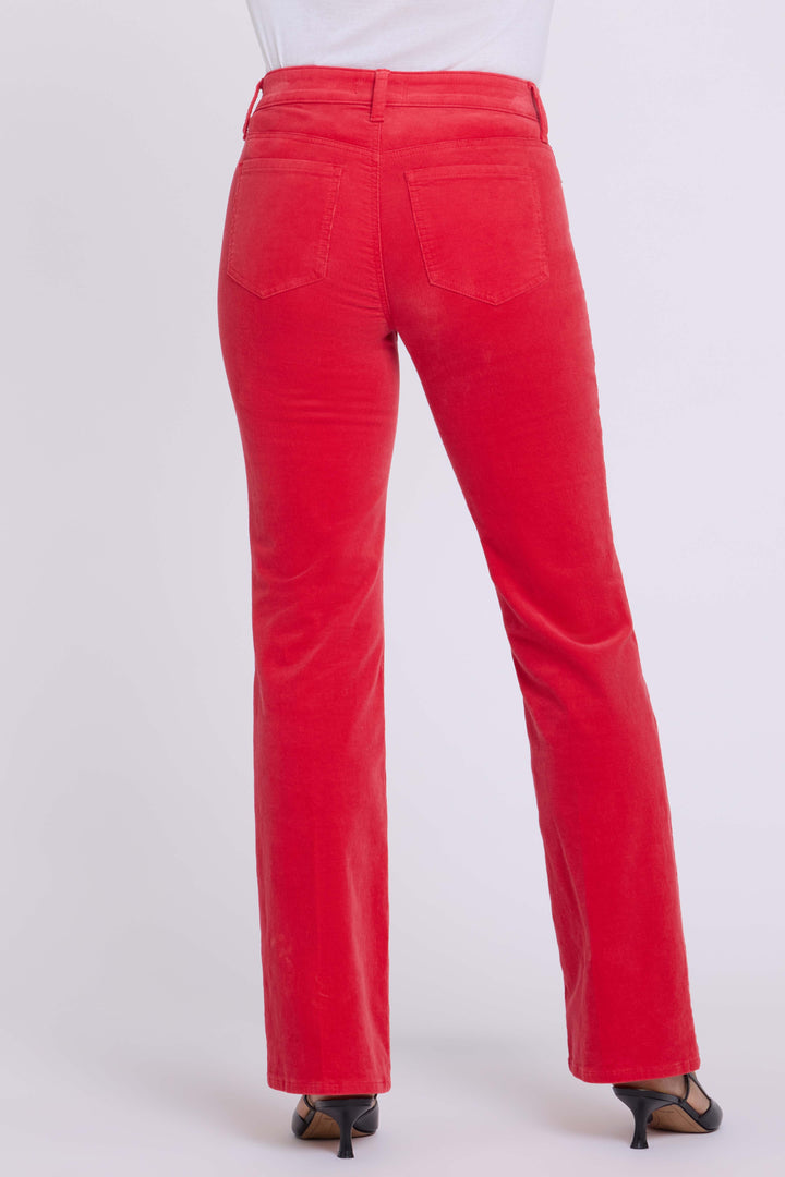 Pantalon Brooklyn bootcut en velours côtelé fin stretch | Camellia
