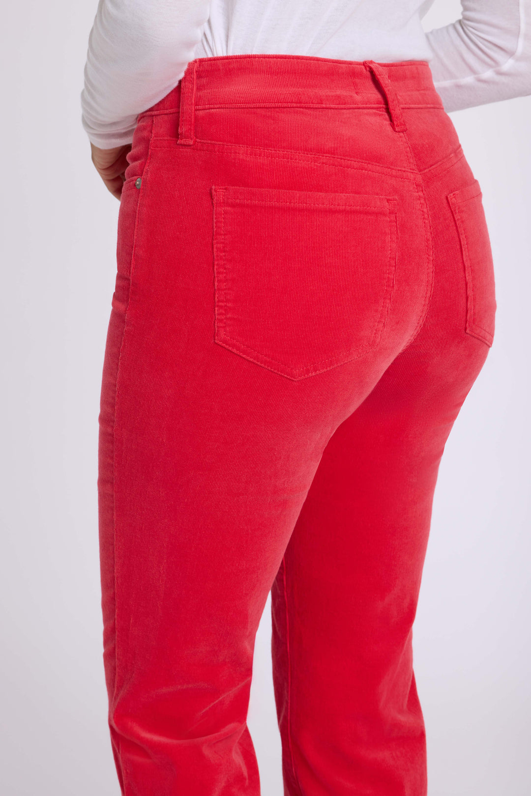 Pantalon Brooklyn bootcut en velours côtelé fin stretch | Camellia