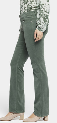 Marilyn Straight Corduroy Trouser Green | Sage Leaf | Pants | NYDJ