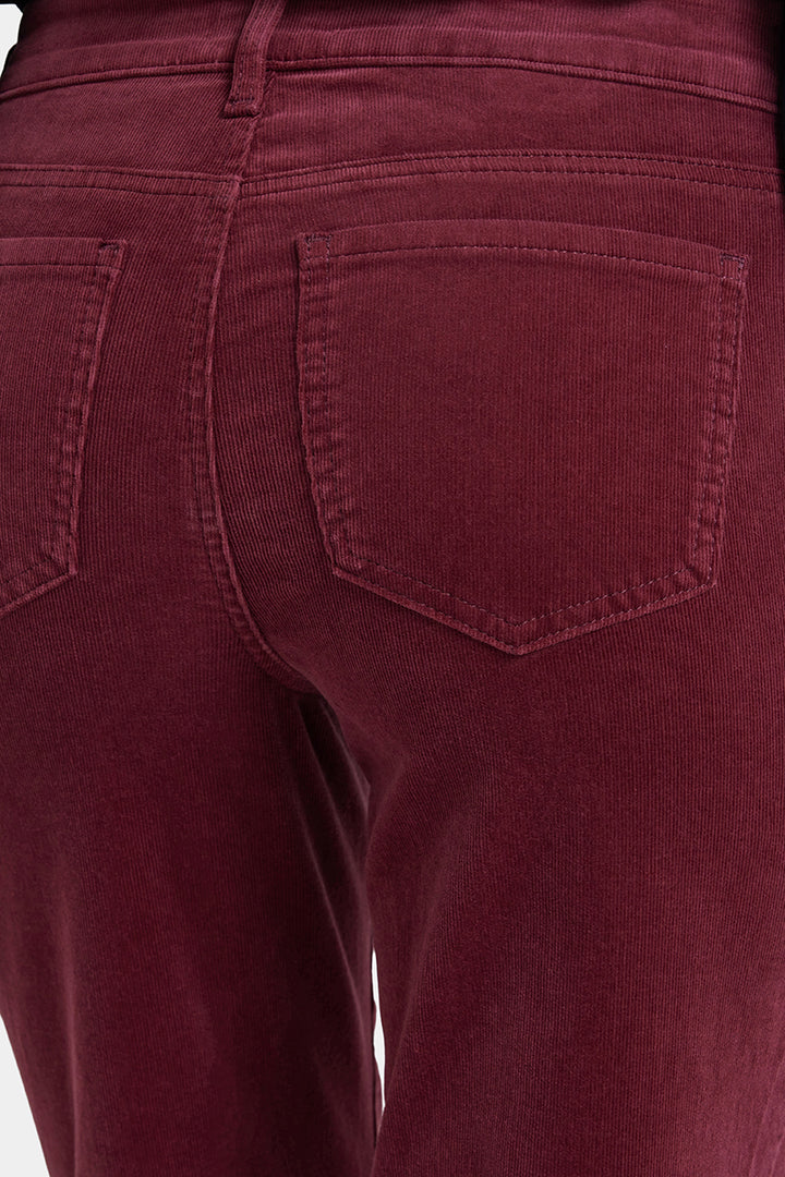 Marilyn Straight Corduroy Pants | Sienna Red