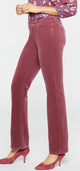 Marilyn Straight Corduroy Trouser Red | Husk | Pants | NYDJ