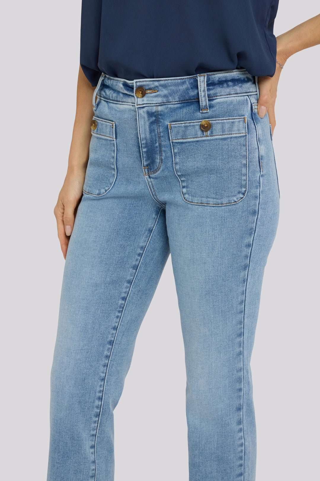 Marilyn Straight Jeans | Mist | Denim | NYDJ