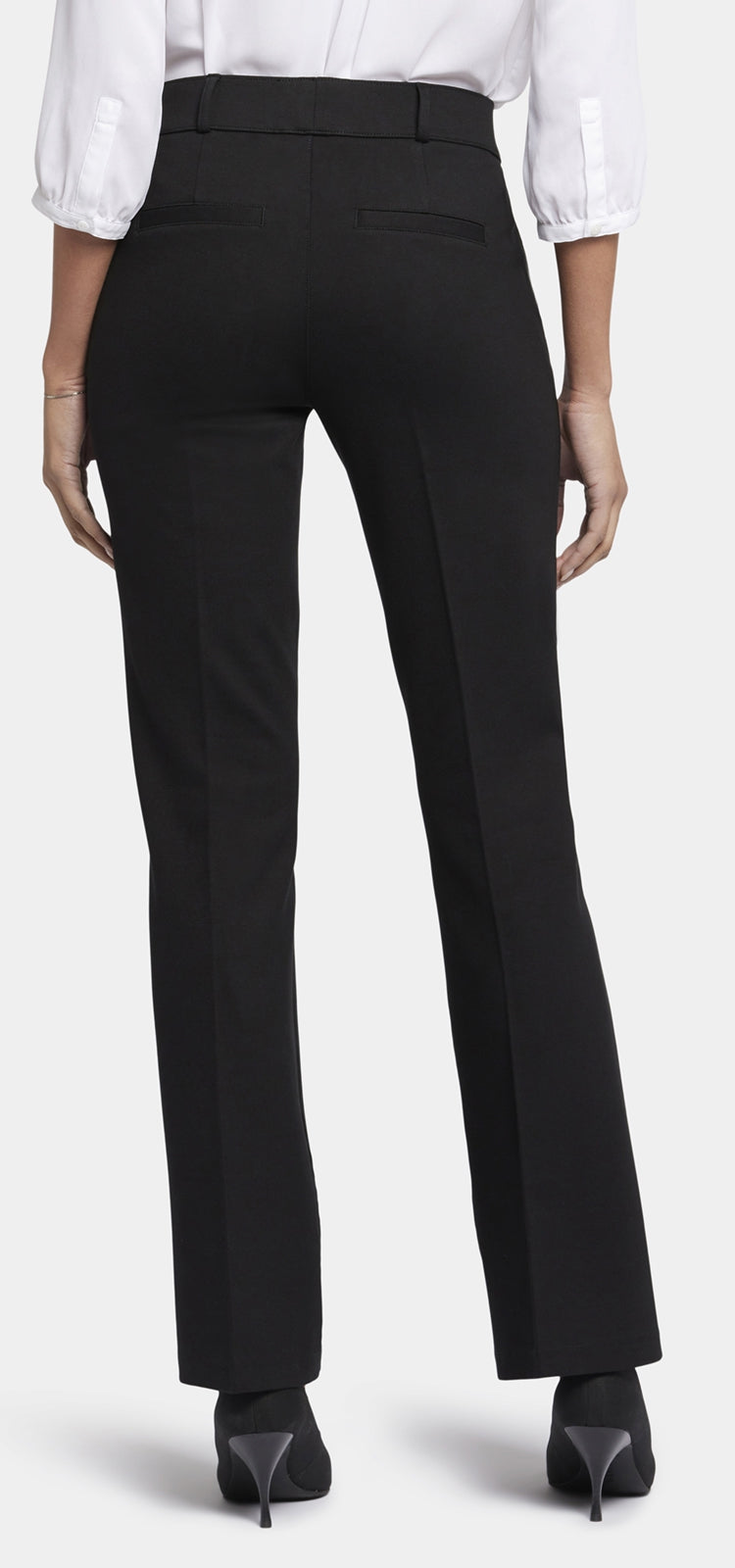 Pull-On Flared Trouser Pants Sculpt-Her™ Collection | Black | Pants | NYDJ