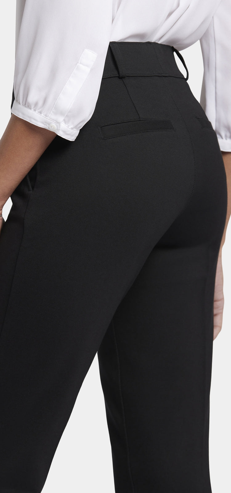 Pull-On Flared Trouser Pants Sculpt-Her™ Collection | Black | Pants | NYDJ