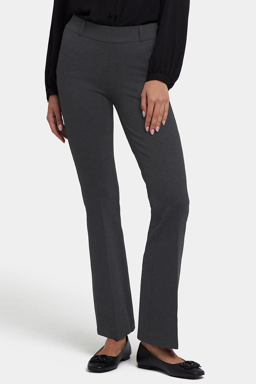 Pantalon Flare Pull-On Sculpt-Her™ | Charcoal Heather