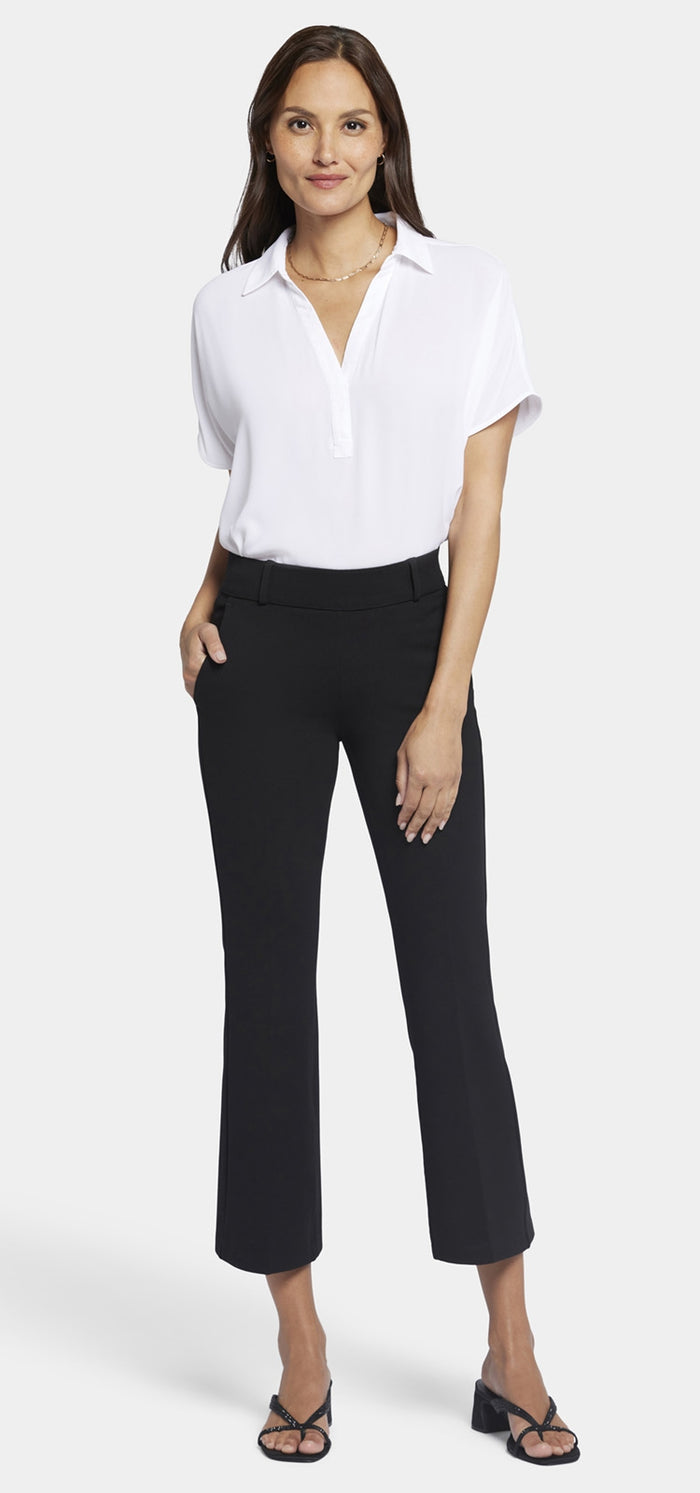 Pull-On Flared Ankle Trouser Pants Sculpt-Her™ Collection | Black | Trouser | NYDJ