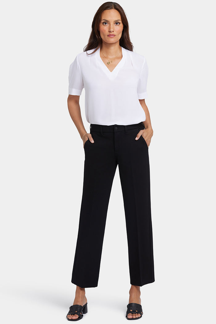 Straight Leg Trouser | Black | Pants | NYDJ