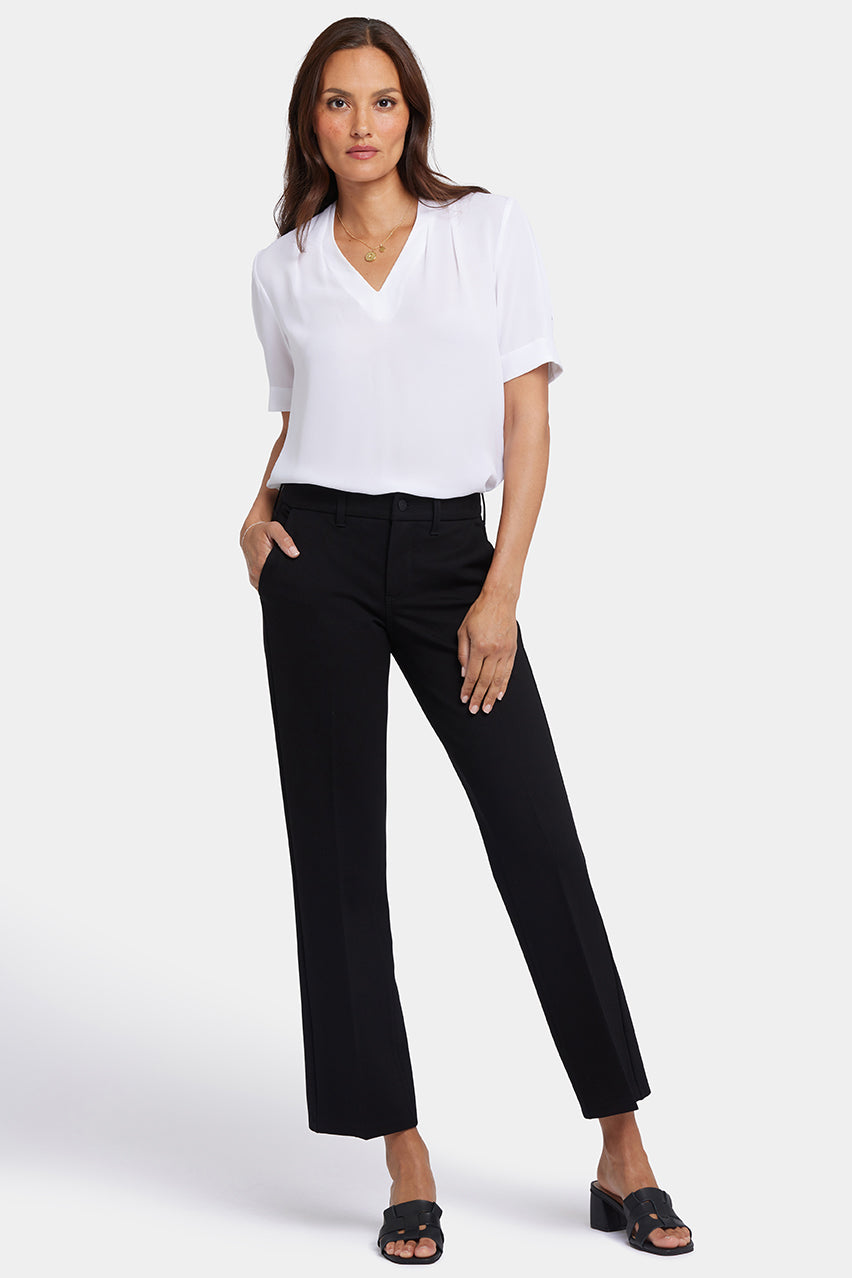 Straight Trouser | Black | Pants | NYDJ