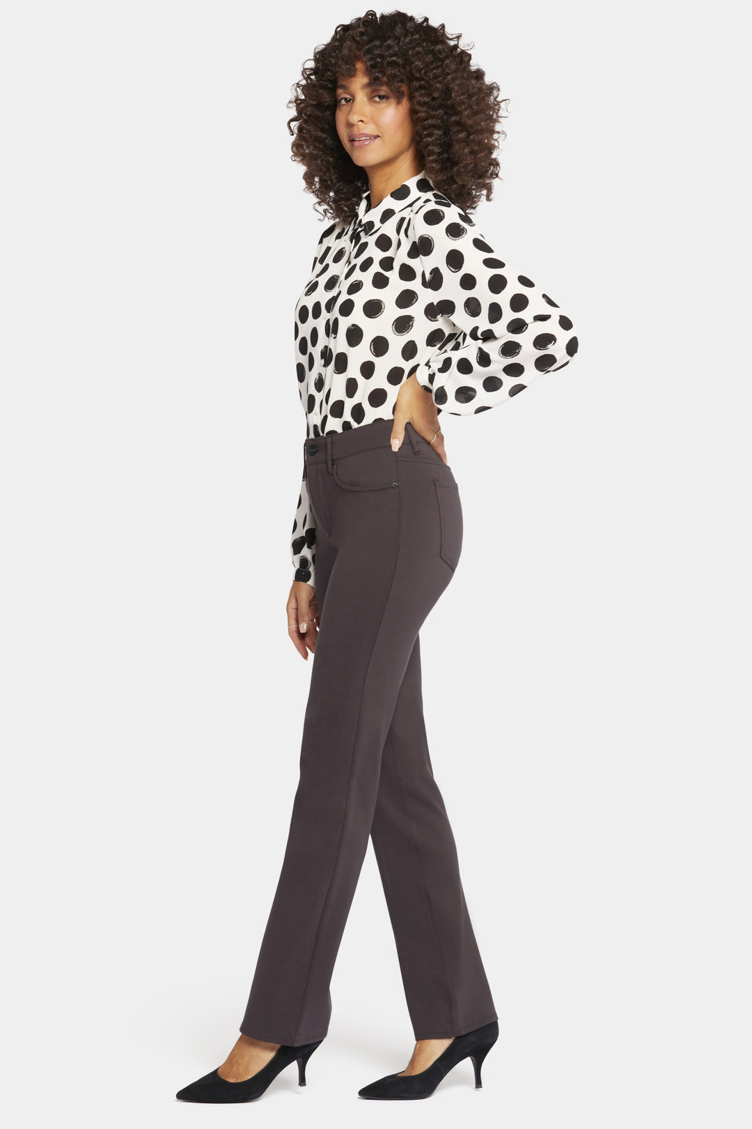 Marilyn Straight Sculpt-Her™ Pants | Cordovan