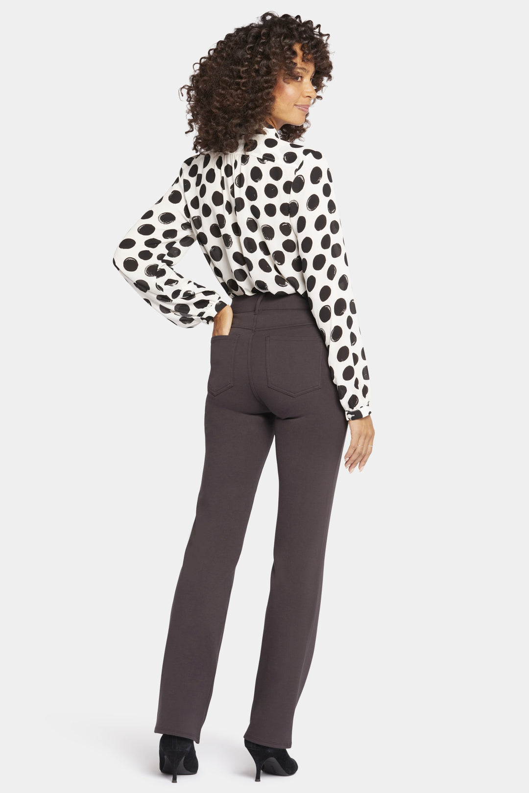 Marilyn Straight Sculpt-Her™ Pants | Cordovan