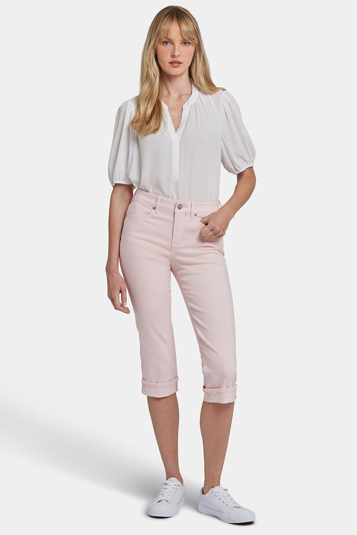Marilyn Straight Crop Jeans En Cool Embrace® Denim | Crystal Pink