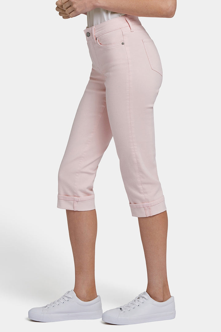 Marilyn Straight Crop Jeans En Cool Embrace® Denim | Crystal Pink