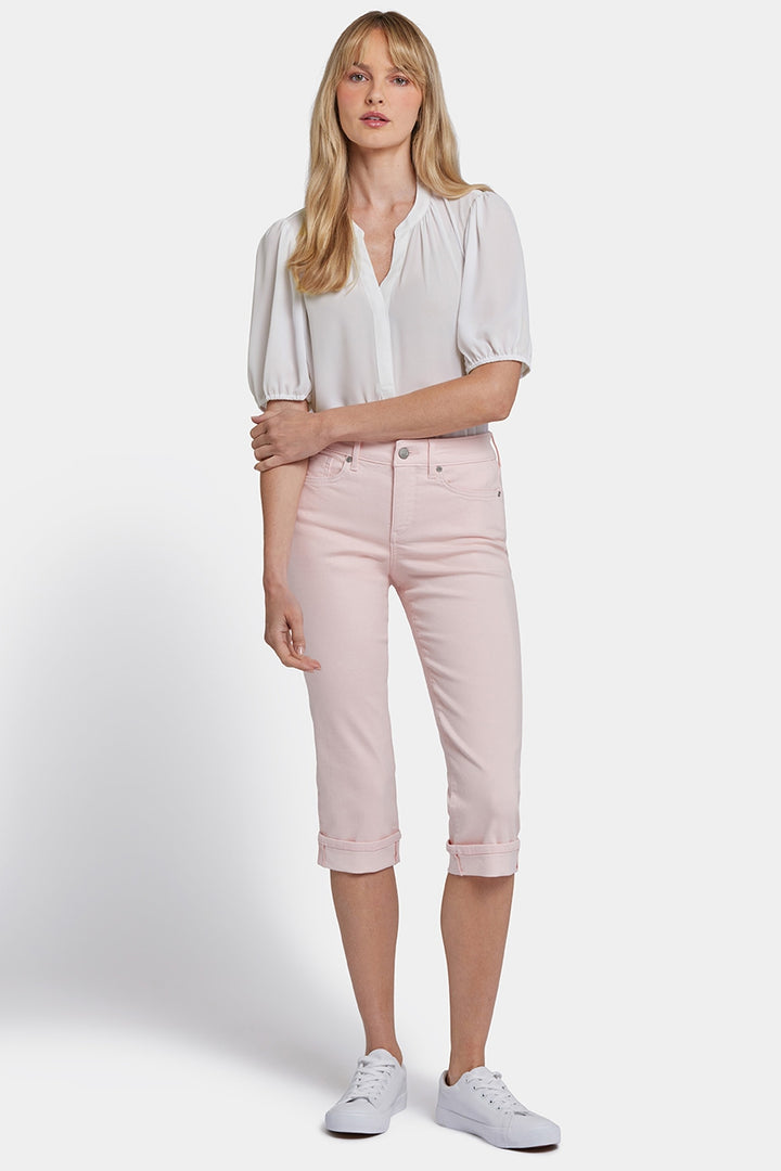 Marilyn Straight Crop Jeans En Cool Embrace® Denim | Crystal Pink