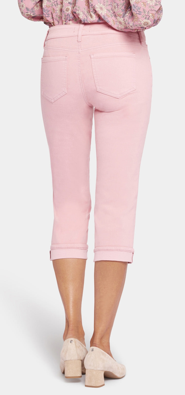 Marilyn Crop Cuff Jeans Pink Cool Embrace® Denim | Aphrodite | Pants | NYDJ