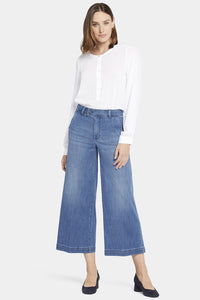 Mona Wide Leg Trouser Medium Blue Premium Denim | Stunning | Pants | NYDJ