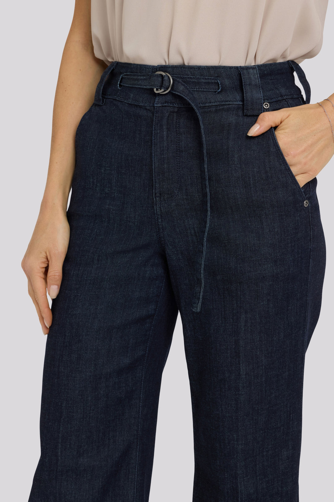 Mia Palazzo Jeans With High Rise | Rinse | Denim | NYDJ
