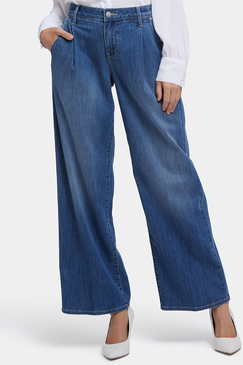 Teresa Wide Leg Jeans | Romantic Indigo | Pants | NYDJ