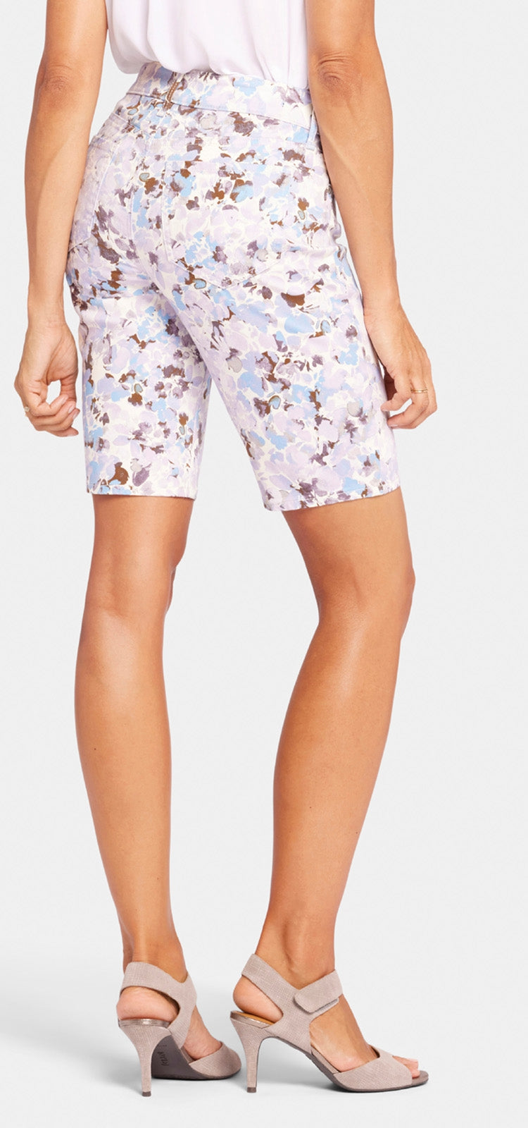 Briella Short Floral Print Premium Denim | Becca Bouquet | Shorts | NYDJ