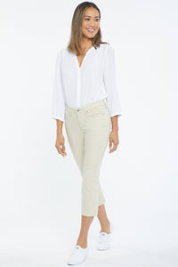 Chloe Capri Jeans With Side Slits | Feather | Pants | NYDJ