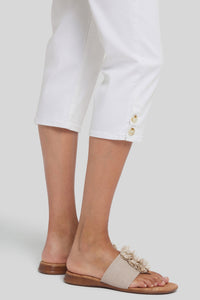 Marilyn Straight Crop Jeans | Optic White | Pants | NYDJ