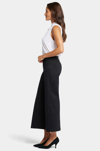 Teresa Wide Leg Ankle Jeans | Black | Pants | NYDJ