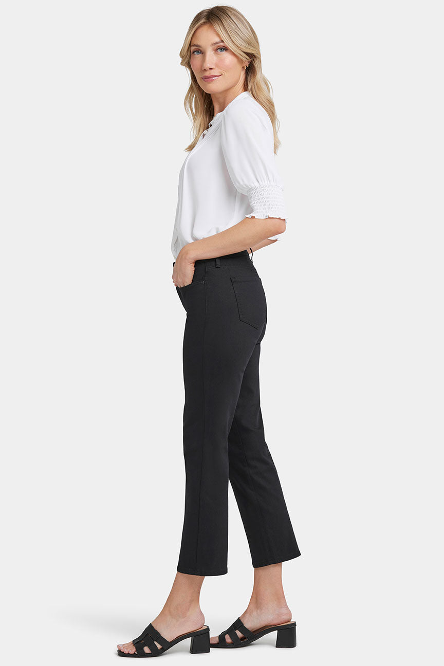 Marilyn Straight Ankle Jeans | Black | Denim | NYDJ